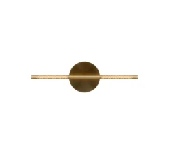 Applique murale, Omni Wall mini, laiton, LED, dim, 2700K, 560 lm, L54cm, H16,6cm - Umage