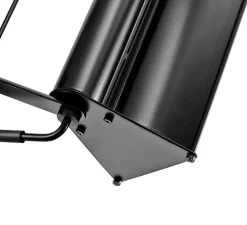 Applique murale, Opus, Black Soft Touch, L19cm, H17cm - Lumina