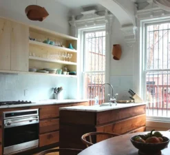 Applique murale, Orbit, bois naturel de cerisier, H36cm - LZF