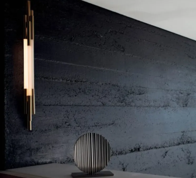 Applique murale, ORG W 1050, blanc, or, 2700K, 1200lm, L105cm, H8,4cm - DCW éditions Paris