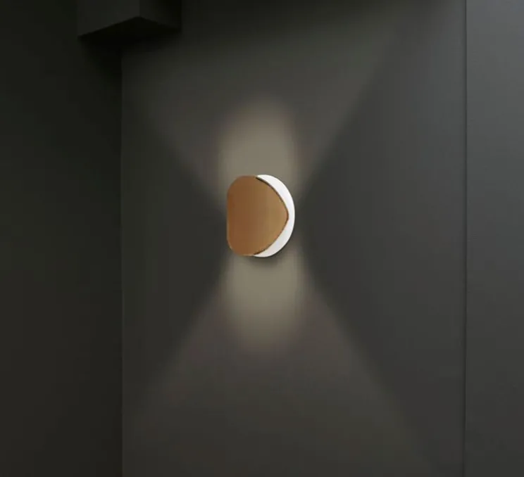 Applique murale, orientable, Ovo, or, doré, Ø24cm, P6,5cm - FARO