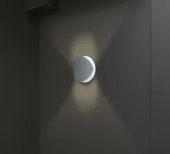 Applique murale, orientable, Ovo, blanc, Ø24cm - FARO