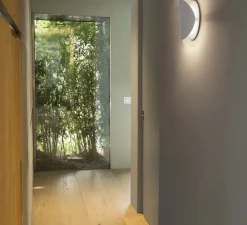 Applique murale, orientable, Ovo, blanc, Ø24cm - FARO