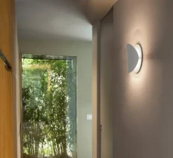 Applique murale, orientable, Ovo, blanc, Ø24cm - FARO