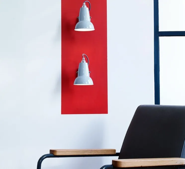 Applique murale, Original 1227 Mini Wall Light, gris, L28cm, H14cm - Anglepoise