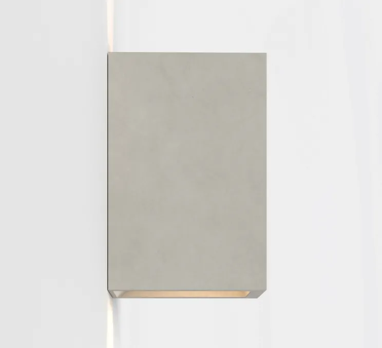 Applique murale, Oslo 160 LED, béton, IP65, LED, 3000K, 118lm, L8cm, H16cm - Astro Lighting