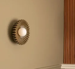 Applique murale, Ostro, vert céramique, Ø31cm, H31cm - Simone & Marcel