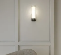 Applique murale, Ottavino wall, noir mat, IP44, L8,2cm, H26,7cm - Astro