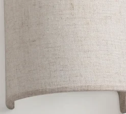 Applique murale, Otton R, blanc, naturel, L15cm, H20cm - Faro