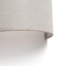 Applique murale, Otton R, naturel, L15cm, H37cm - Faro