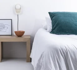Applique murale ou lampe à poser, Maya, beige, LED, dim, 2700K, 580 lm, L8,9cm, H20,6cm - Faro
