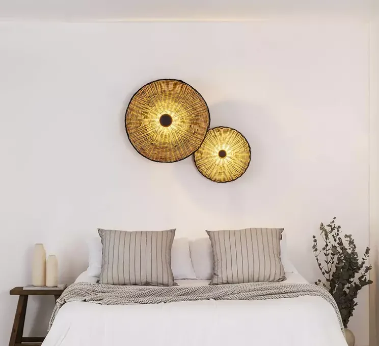 Applique murale ou plafonnier, Costas 400 P70, noir mat, Ø40cm, H7cm - Faro