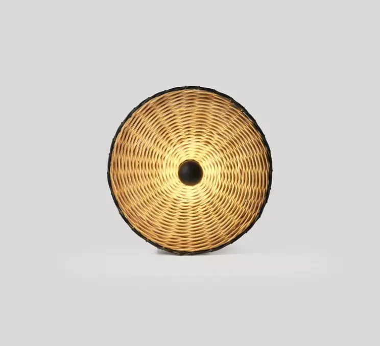 Applique murale ou plafonnier, Costas 400 P70, noir mat, Ø40cm, H7cm - Faro