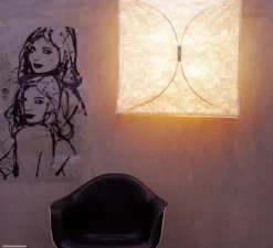 Applique murale ou plafonnier, Ariette 1, blanc, Ø80cm, H80cm - Flos