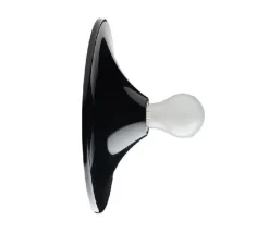 Applique murale ou plafonnier, light.064, noir, Ø25cm, H6,5cm - Zangra