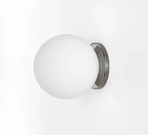 Applique murale, Pallina, noir, Ø12cm, H13cm, LED, 2700K, 470lm - Fontana Arte