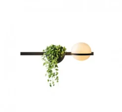 Applique murale, Palma 3702, graphite, LED, 2700K, 685lm, L85cm, H22cm - Vibia