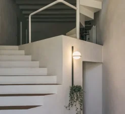 Applique murale, Palma 3714, graphite, LED, 2700K, 576lm, L22cm, H114cm - Vibia