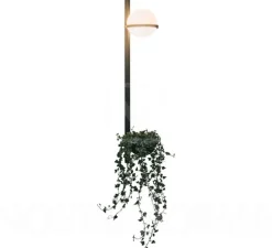 Applique murale, Palma 3714, graphite, LED, 2700K, 576lm, L22cm, H114cm - Vibia