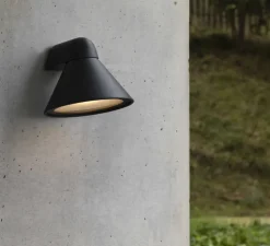 Applique murale, PALS , gris, IP65, L25cm, H26cm - Faro