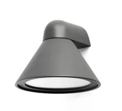 Applique murale, PALS , gris, IP65, L25cm, H26cm - Faro