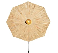 Applique murale, Panama L, naturel , Ø65cm, H7cm - Good&Mojo