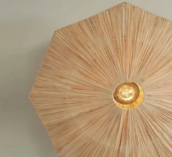 Applique murale, Panama L, naturel , Ø65cm, H7cm - Good&Mojo