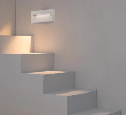 Applique murale, Path, blanc, IP44, 3000K, 390 lm, L20,2cm, H10,5cm - Faro