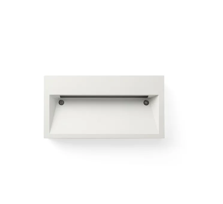 Applique murale, Path, blanc, IP44, 3000K, 390 lm, L20,2cm, H10,5cm - Faro