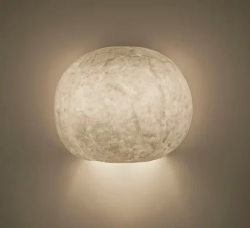 Applique murale, Pebble 13.5, blanc, L36cm, H22cm - Ay Illuminate