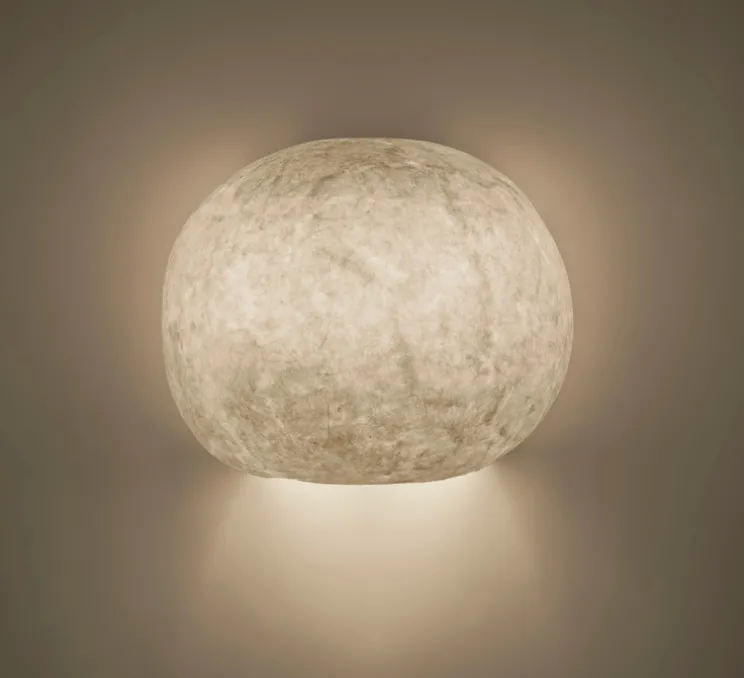 Applique murale, Pebble 13.5, blanc, L36cm, H22cm - Ay Illuminate