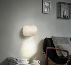 Applique murale, Pebble 17.5, blanc, L44cm, H29cm - Ay Illuminate