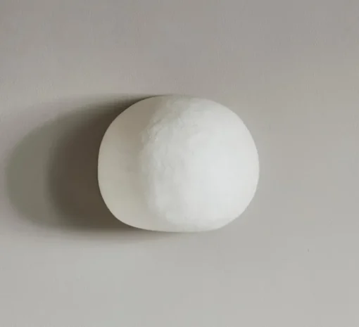 Applique murale, Pebble 17.5, blanc, L44cm, H29cm - Ay Illuminate