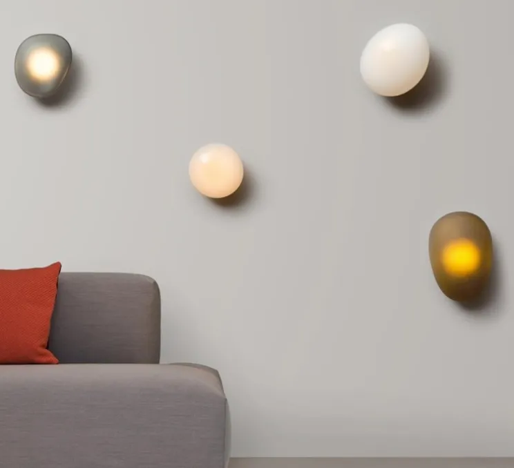 Applique murale, Pebble A, Slate, LED dimmable, 2700K, 1750lm, L21cm, H30.5cm - A-N-D