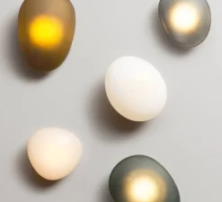 Applique murale, Pebble B, Slate, LED dimmable, 2700K, 1750lm, L22cm, H34.5cm - A-N-D