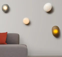 Applique murale, Pebble B, Slate, LED dimmable, 2700K, 1750lm, L22cm, H34.5cm - A-N-D