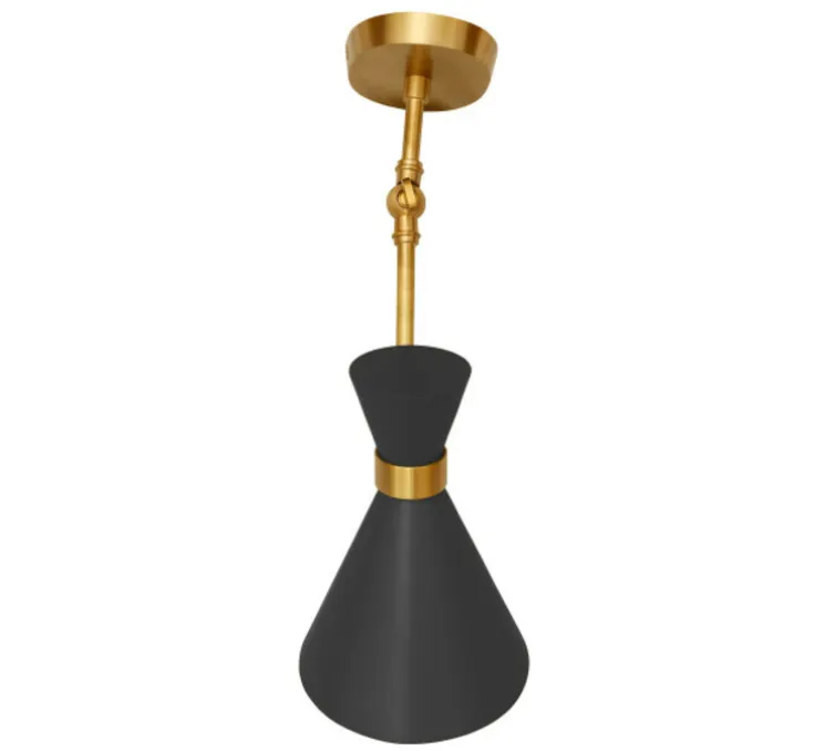 Applique murale, Peggy, ajustable, noir, L44cm, H23cm - Gong