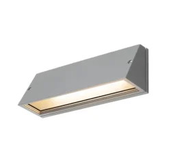 Applique murale, Pema, gris, IP65, LED, 4000K, 1420 lm, L28cm, H10cm - SLV