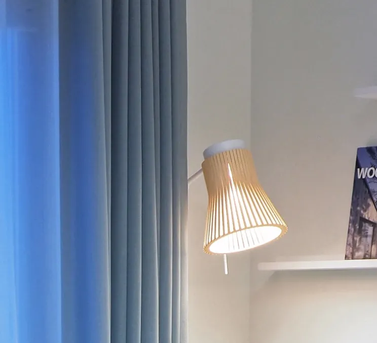 Applique murale, Petite 4630, bouleau natuel, LED, L20cm, H31cm - Secto Design