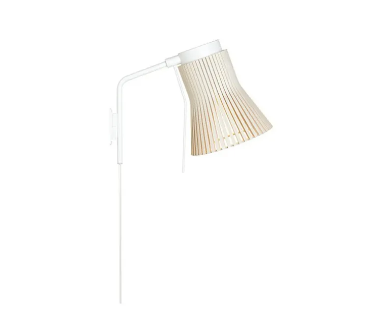 Applique murale, Petite 4630, bouleau natuel, LED, L20cm, H31cm - Secto Design