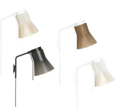 Applique murale, Petite 4630, bouleau natuel, LED, L20cm, H31cm - Secto Design