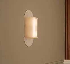 Applique murale, Pilolo, Albâtre, L22cm, H42cm - Simone & Marcel