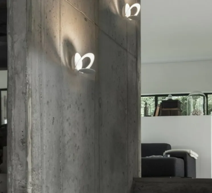 Applique murale, Pirce, blanc, dimmable, H25cm, L37cm - Artemide