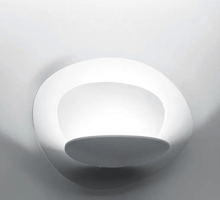 Applique murale, Pirce, blanc, dimmable, H25cm, L37cm - Artemide