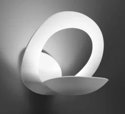 Applique murale, Pirce, blanc, dimmable, H25cm, L37cm - Artemide