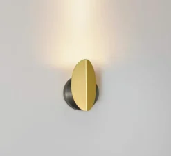 Applique murale, Pirouette V2, laiton satiné, graphite satiné, LED, dim, 2700K, 417 lm, L11cm, H16,2cm - CVL