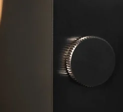 Applique murale, Pivoting, acier inoxydable, L4,8cm, H32cm - Moebe