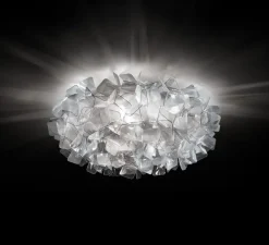 Applique murale, Plafonnier, Clizia L, fumé, Ø78cm - Slamp
