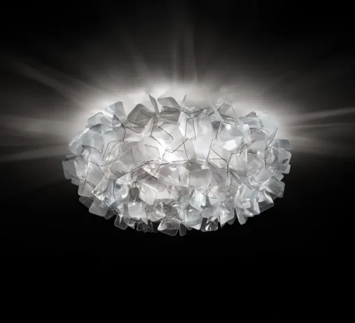 Applique murale, Plafonnier, Clizia L, fumé, Ø78cm - Slamp
