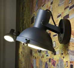 Applique murale, plafonnier, Projecteur 165, bleu, Ø17cm, H18cm - Nemo Lighting